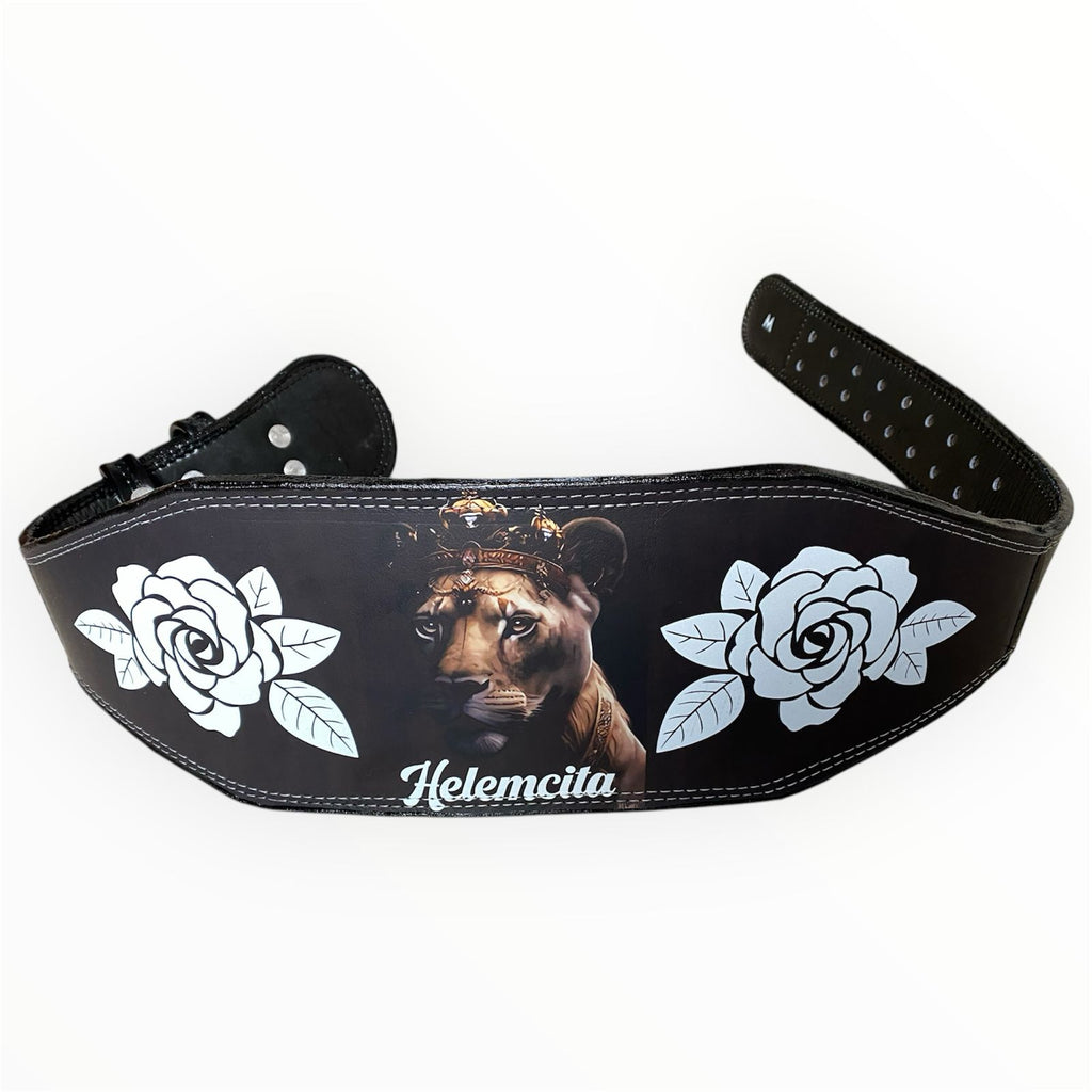 Cinturón de cuero personalizado