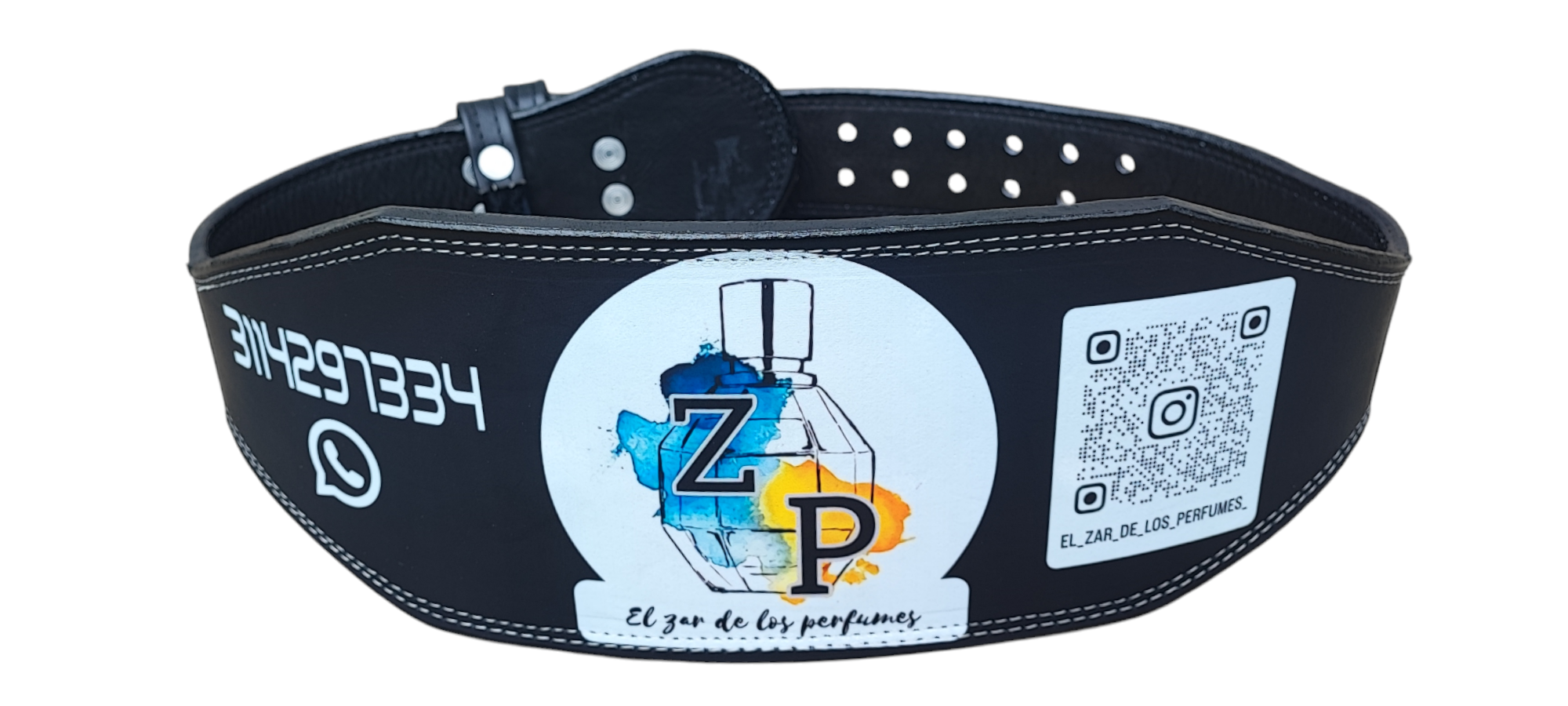 Cinturón de cuero personalizado