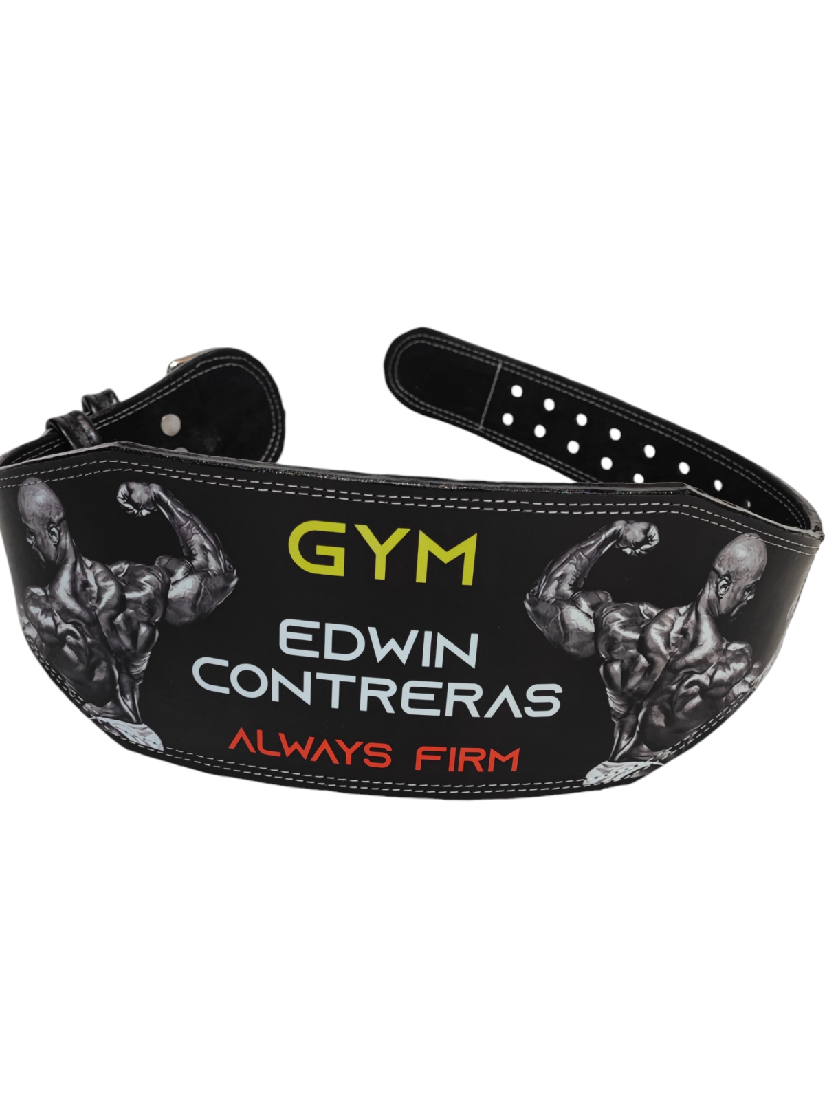 Cinturón de cuero personalizado