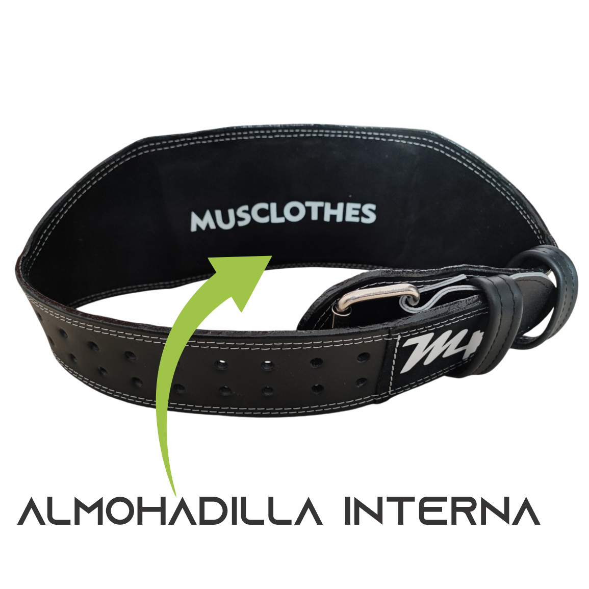 Cinturón de cuero 100%